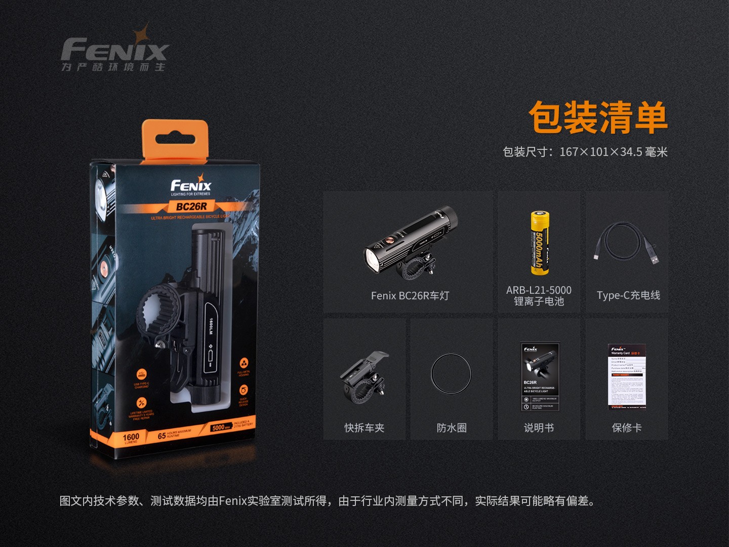 菲尼克斯（Fenix）超高亮 可充式自行车前灯-3