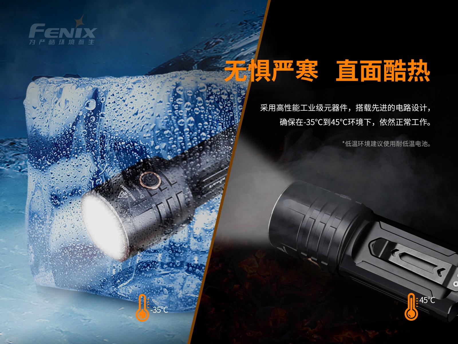 菲尼克斯（Fenix）LR35R 超高亮 搜索救援手电