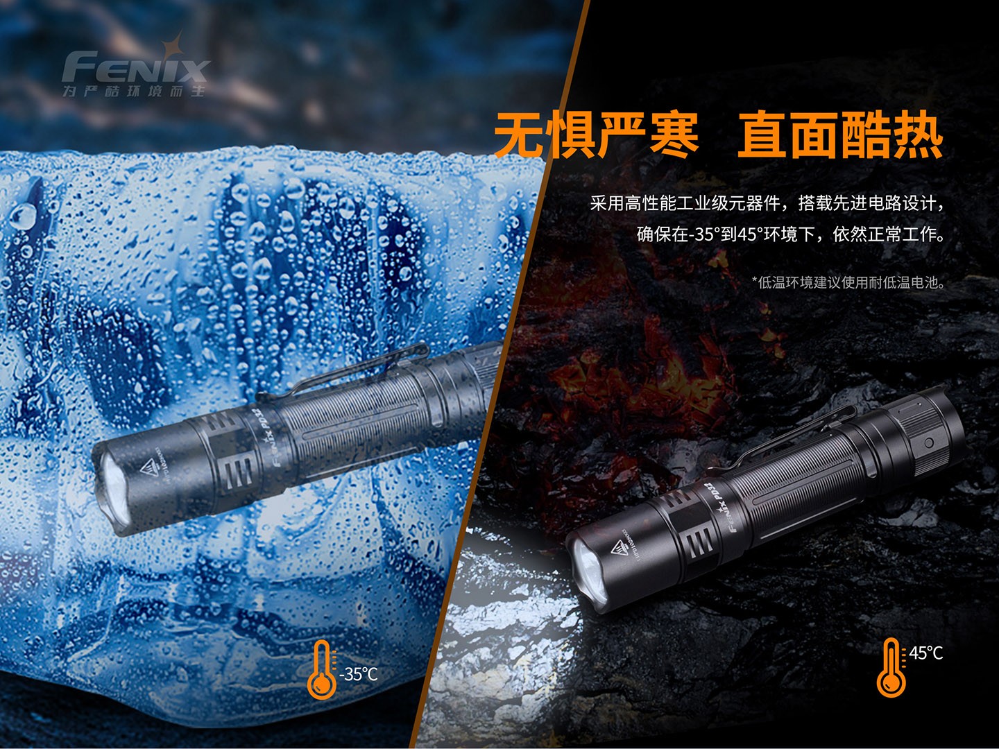 菲尼克斯（Fenix）PD32 V2.0 小巧 高亮 远射 高性能勤务手电