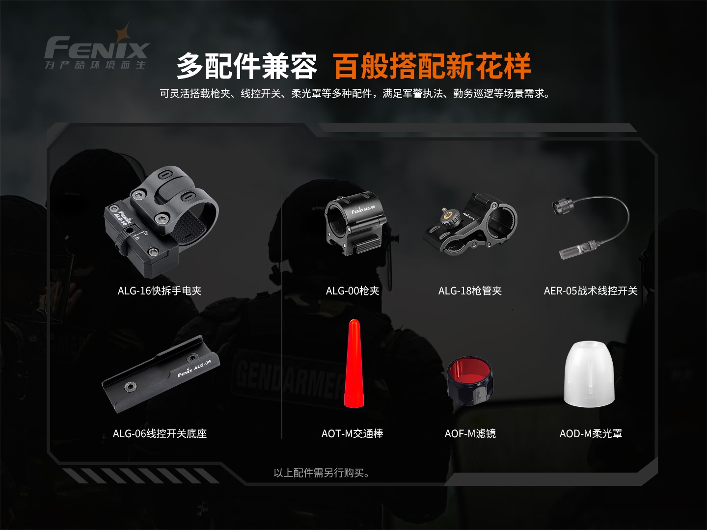 菲尼克斯（Fenix）TK20R V2.0 充电式 双尾按战术手电