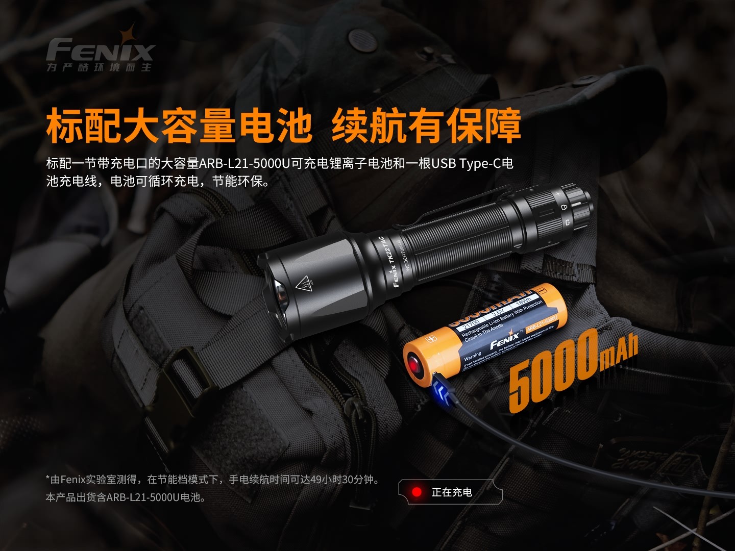 菲尼克斯（Fenix）TK22 TAC 警用勤务 便携式手电