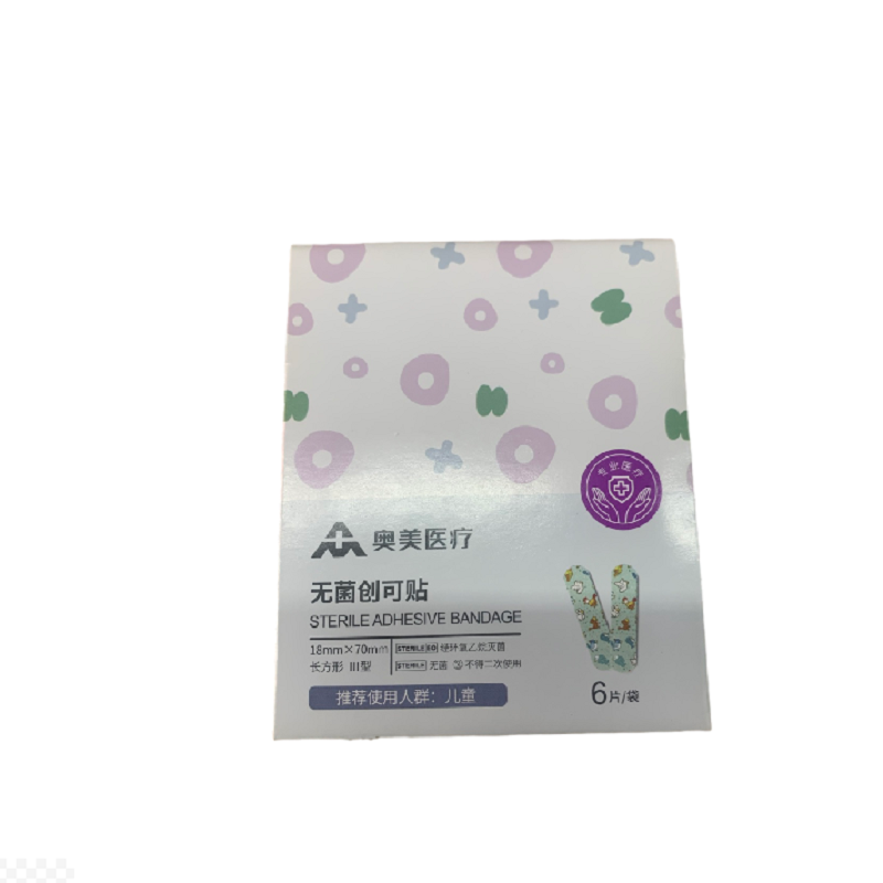 奥美医疗 LT310016 儿童无菌创可贴 18mmx70mm 长方形III型-医疗包扎