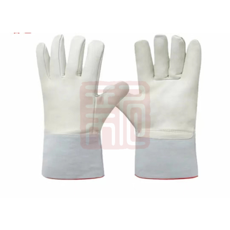 佳护 低温牛皮手套26cm 白色-均码