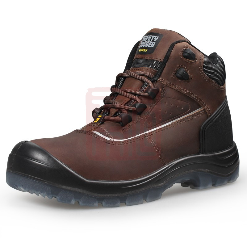 Safety Jogger鞍琸宜 MARS-EH 870600 防砸防刺 18KV 电绝缘安全鞋 中帮棕色-36 - Safety Jogger鞍琸宜（葛天那）