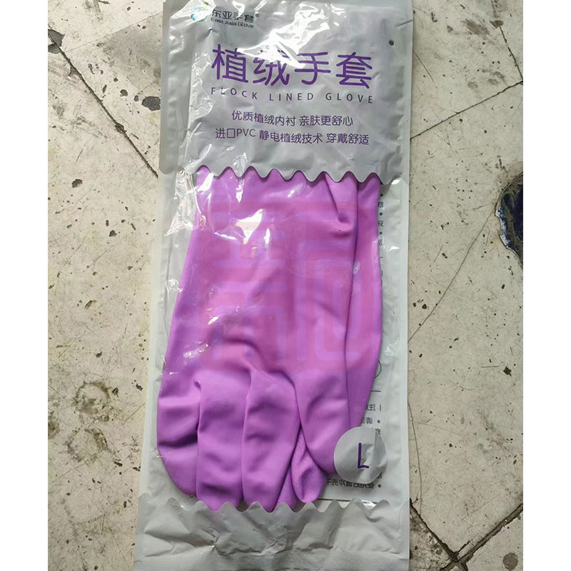 东亚 808 植绒 手套-L - 东亚