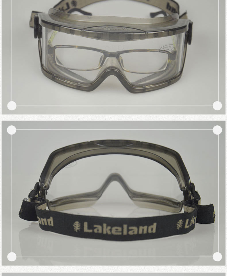 Lakeland雷克兰G1580护目镜防雾防刮擦防冲击