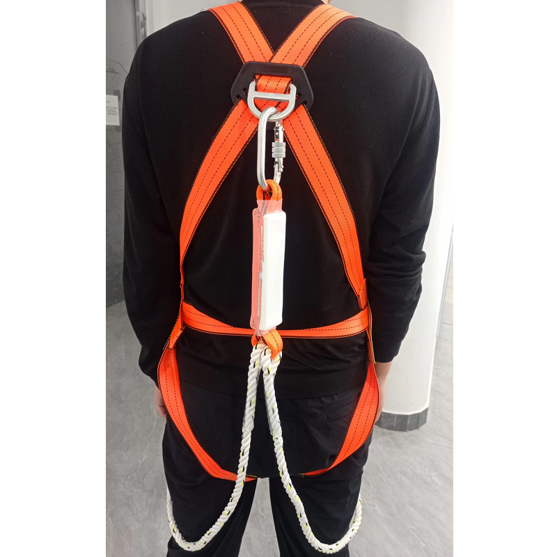 SAFEMAN君御 FP-D6全身式安全带3股绳双大钩带缓冲包（定制款）