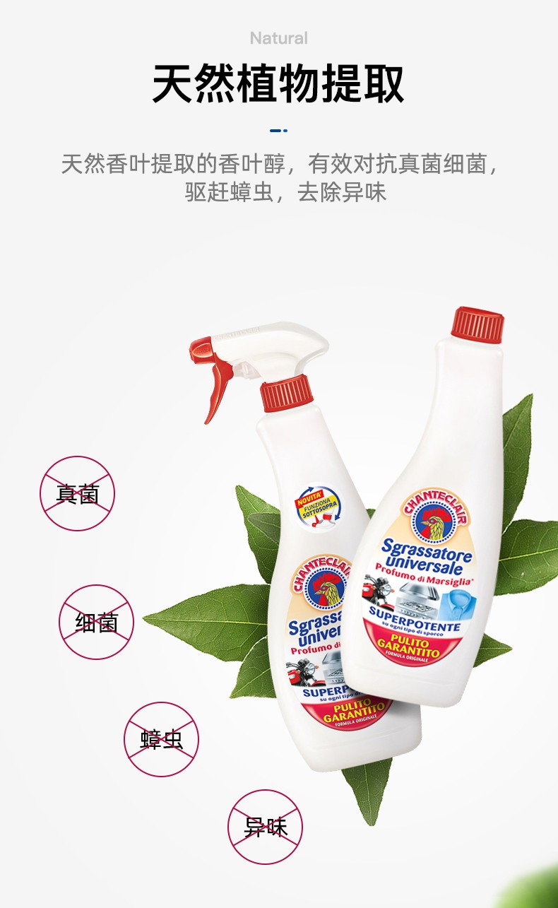 大公鸡管家多能油污净柠檬香味600ML