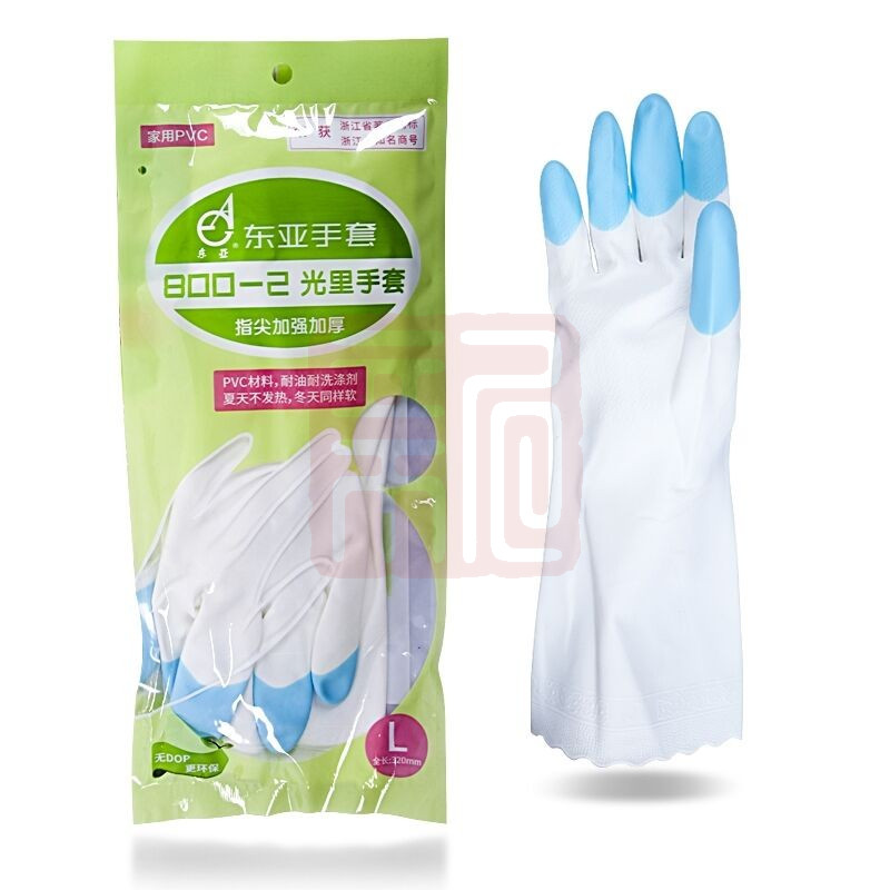 东亚 800-2 家用光里手套 指尖加强粉色 - 东亚