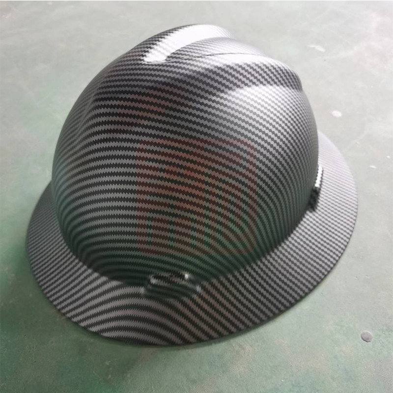 金星 M090C 大沿大檐 安全帽 哑光黑(水转印)