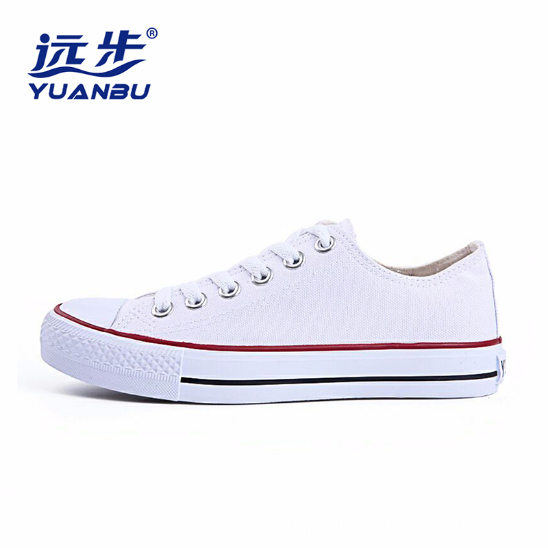 远步 低帮帆布鞋运动鞋