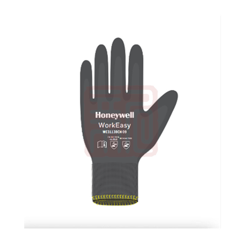霍尼韦尔 WE3113BCN-06经济型聚氨酯涂层 通用手套 黒色-6 - 霍尼韦尔