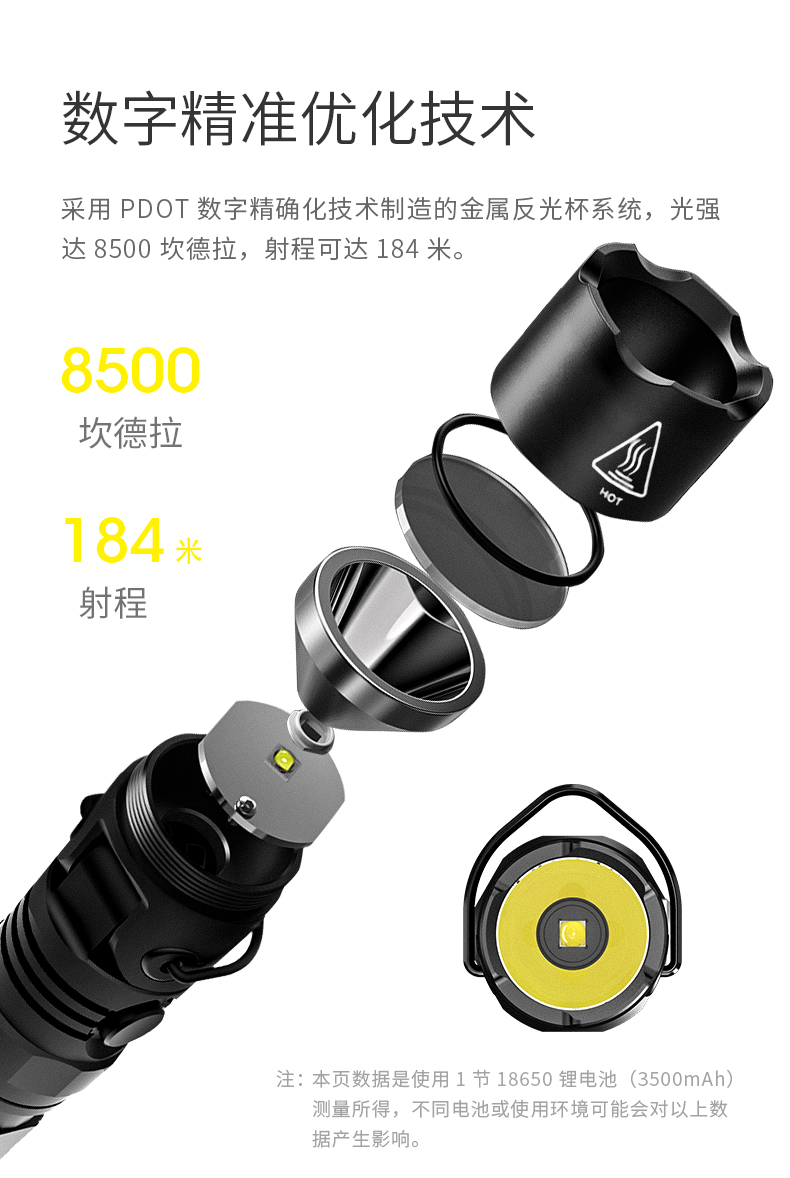 奈特科尔（NITECORE） MT21C高亮强光90度弯折小直便携手电筒磁吸维修露营灯 MT21C旋转90度磁吸手电筒