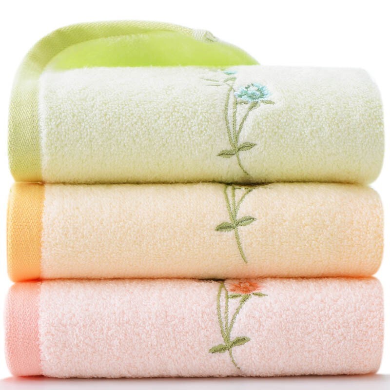 金号2119WAH 全棉绣花面巾78*40cm （112g）