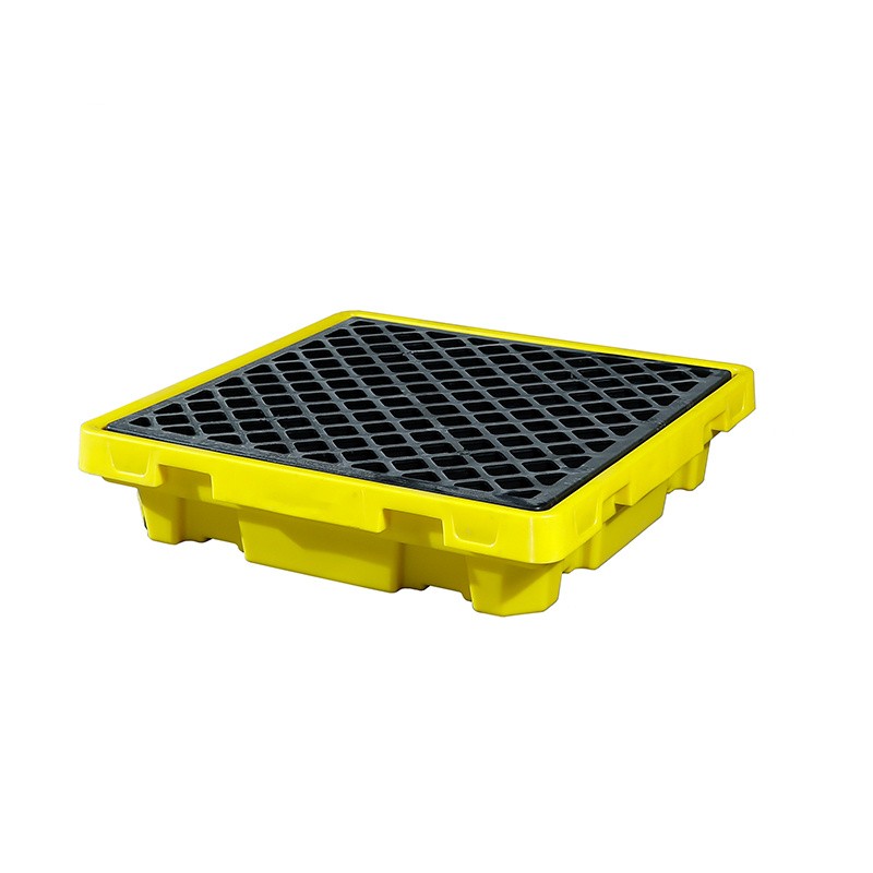 威佳(wellguard) WLPP001单桶防渗漏平台防泄漏托盘危废化学品防泄漏托盘680x680x150