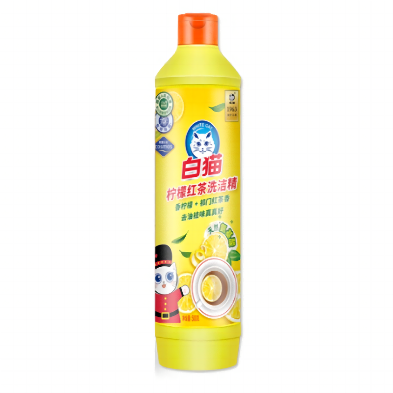 白猫 500g 柠檬红茶洗洁精