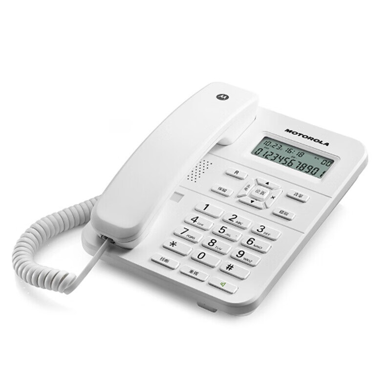 摩托罗拉CT202C有绳电话机白色((台))