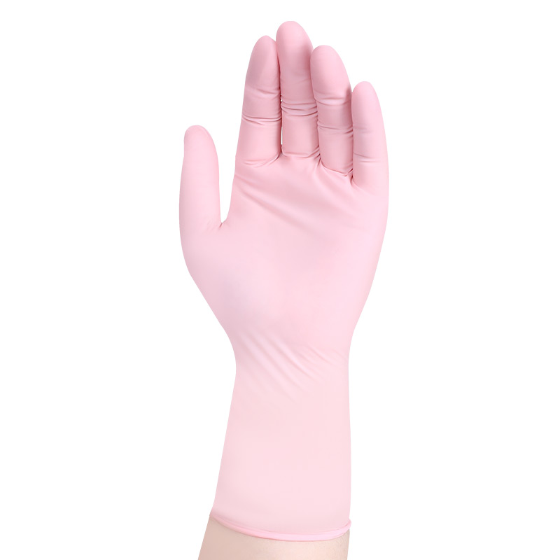 英科 K8G3L（N8401K-241）粉色一次性丁腈防护手套