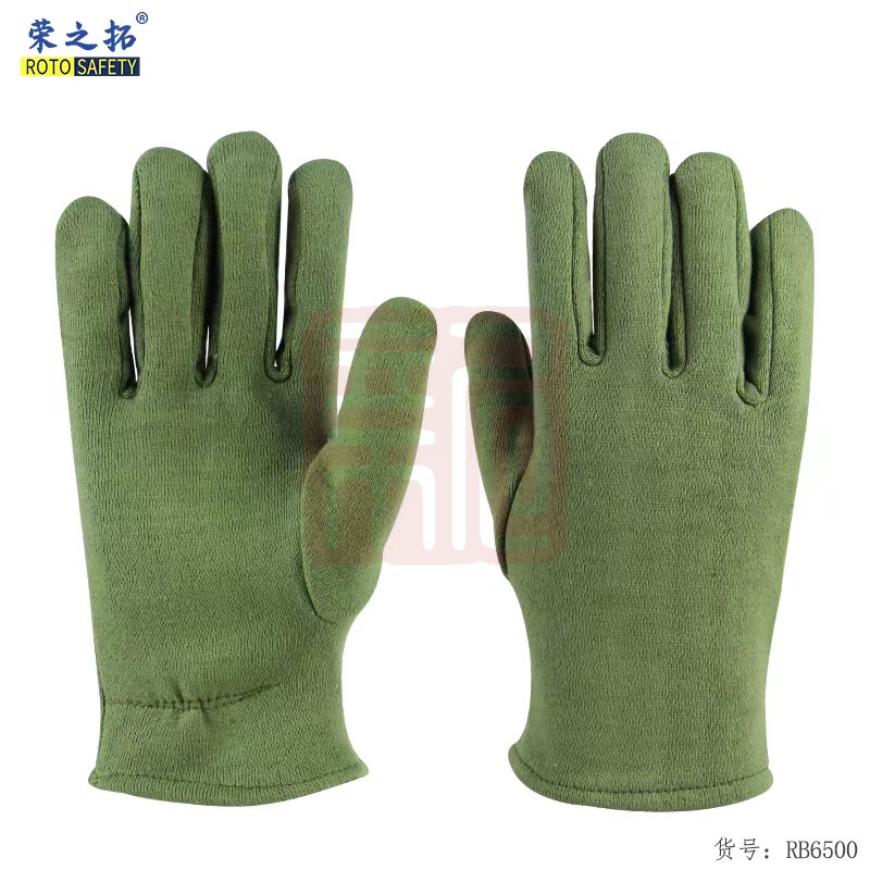 荣之拓 RB6500纯棉绒布防寒手套 均码