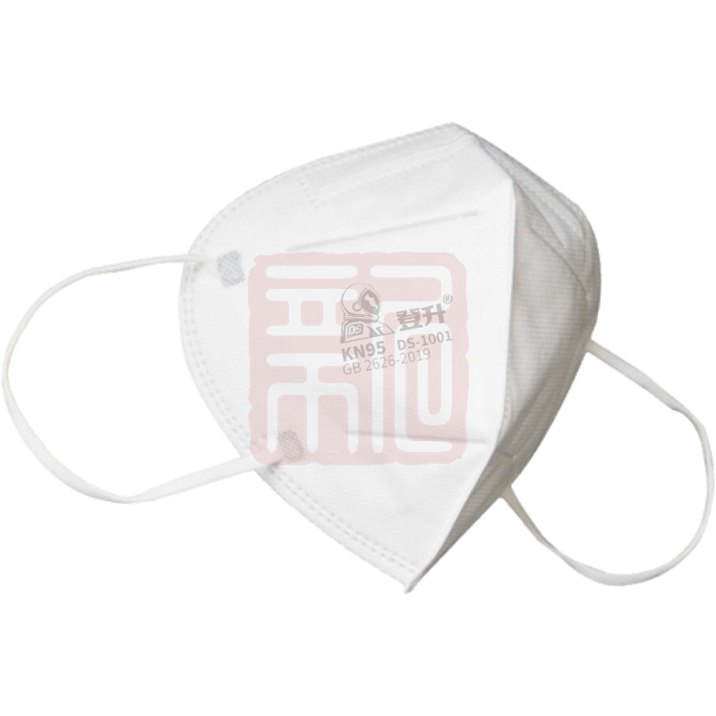 登升DS-1001 KN95口罩耳戴(珍珠白)