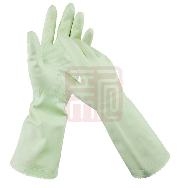 TOWA 756 PVC家用加绒清洁手套-M - TOWA