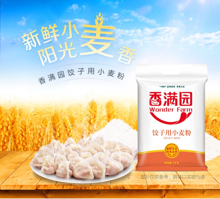 香满园饺子用小麦粉5KG