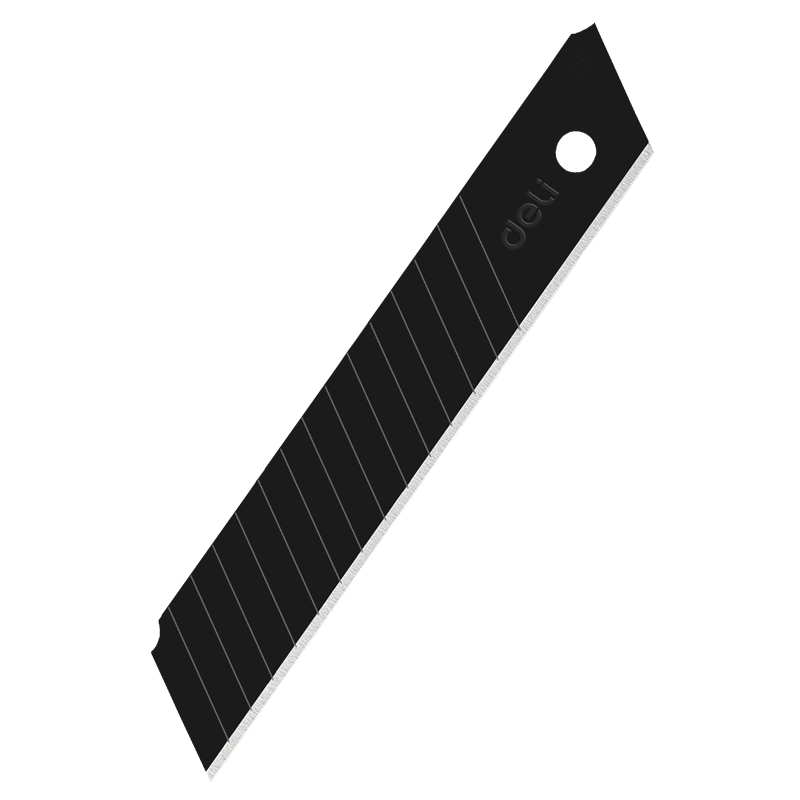 得力工具 18mm锋利型黑刃系列刀片0.45_15刀头(黑)