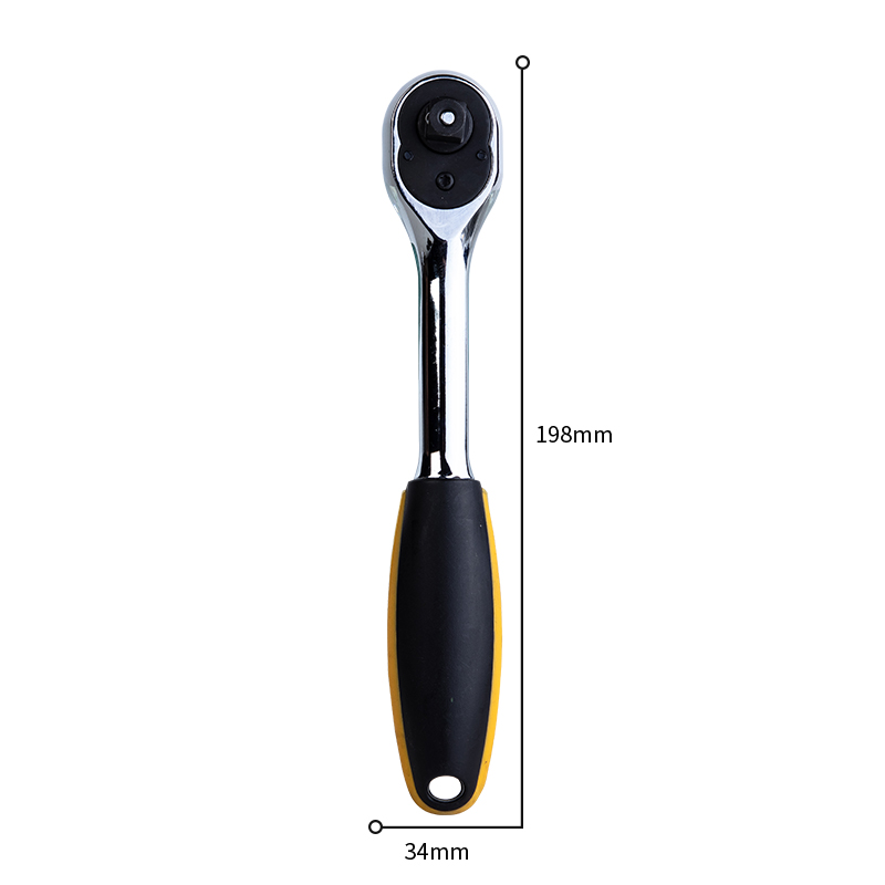 得力工具 DL2421 10mm系列快速脱落棘轮扳手(银)-10MM - 得力