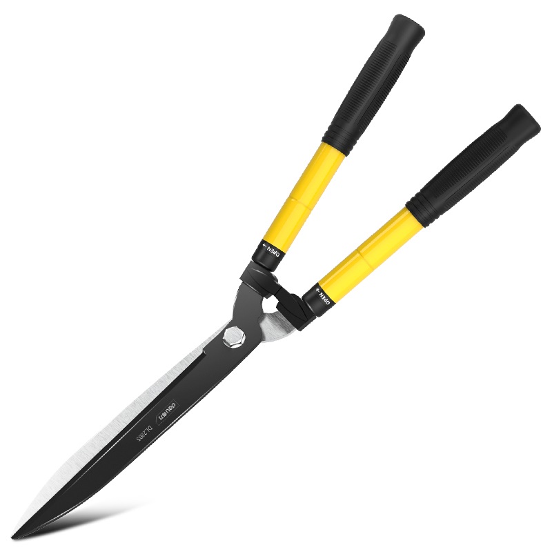 得力工具 整篱剪伸缩柄(黄)