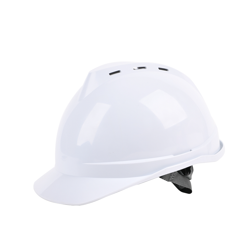 得力工具 DL525004 ABS安全帽旋钮式(白)-51-62cm
