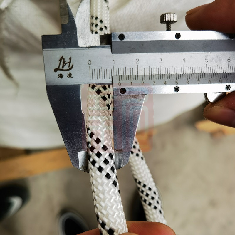 宏建 12mm*30米带双钩安全绳 - 宏建