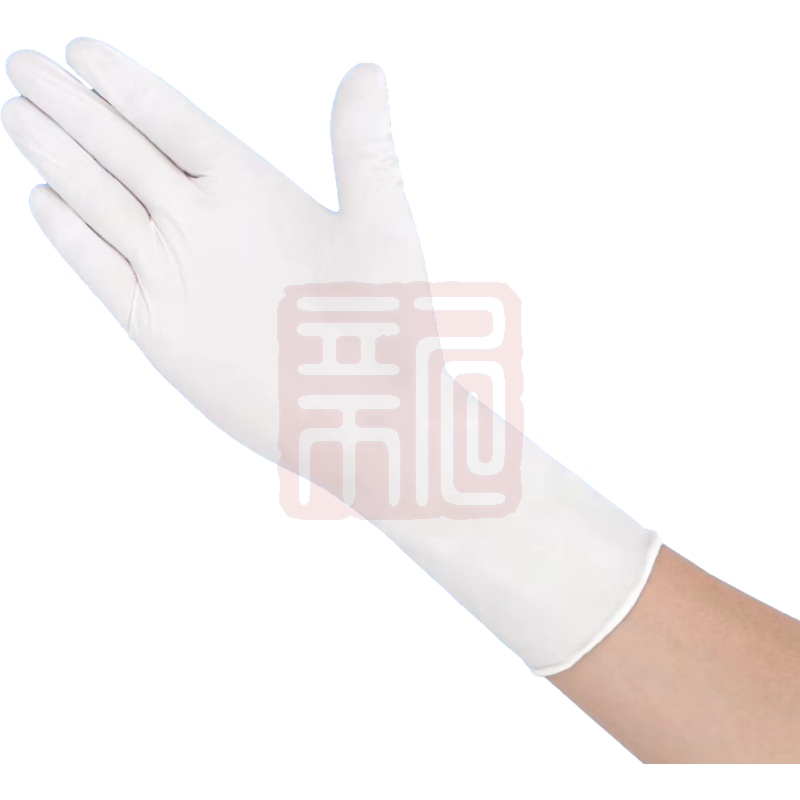 英科医疗 K85L-V10024 一次性丁腈防护手套 白色12寸抽真空(6.5g) N8401G-41-S - 英科医疗