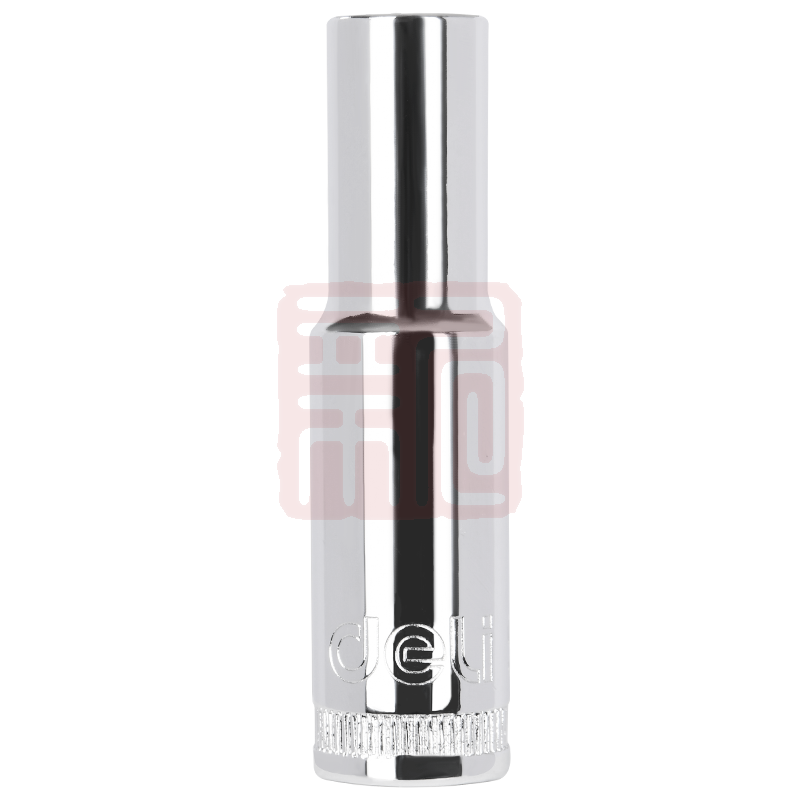 得力工具 DQ4308 (终保)12.5mm系列六角长套筒(银)-8mm - 得力