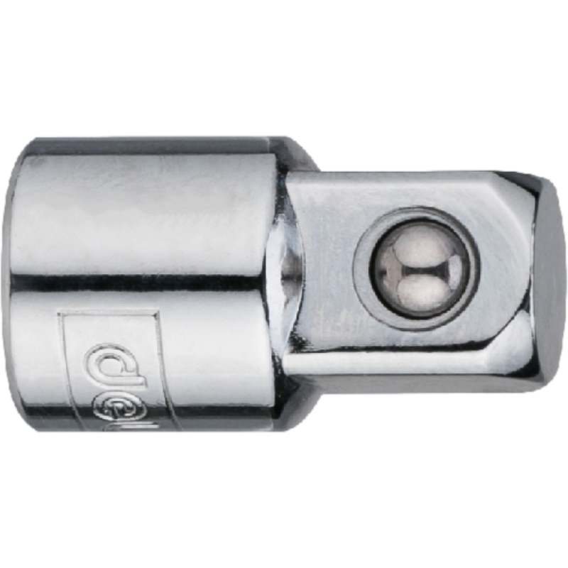 得力工具 DL2354 (终保)6.3mm系列转接头(银)-1/4转3/8