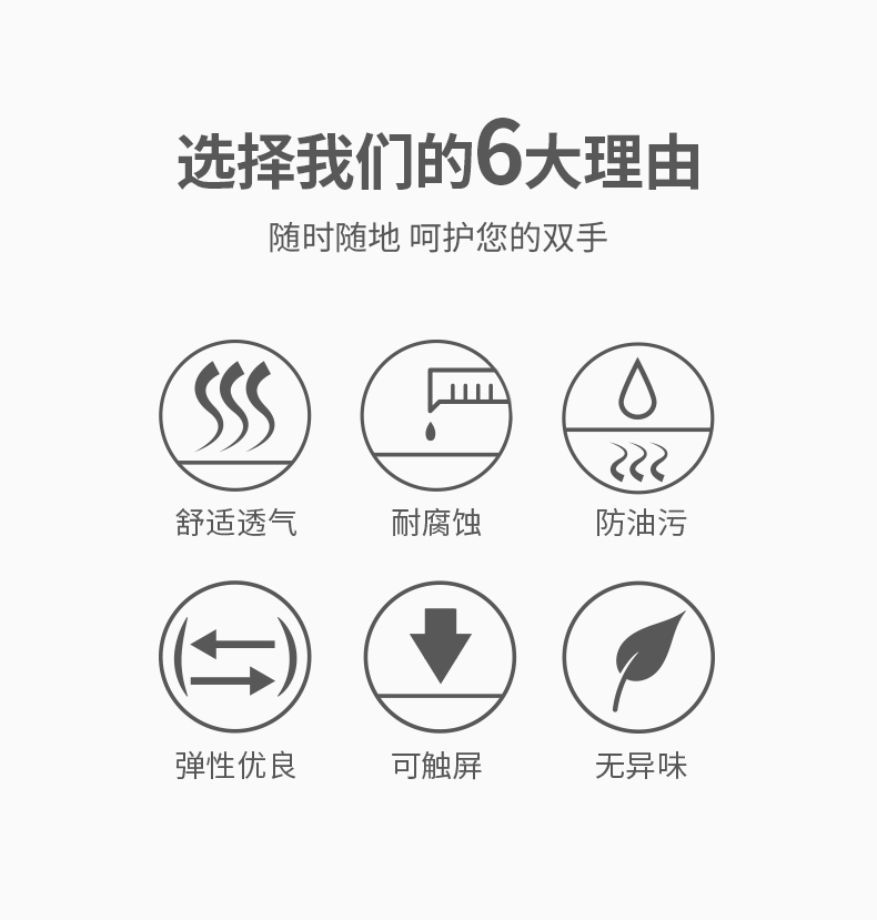 蓝帆医疗 一次性使用丁腈检查手套 医用4.5克-M