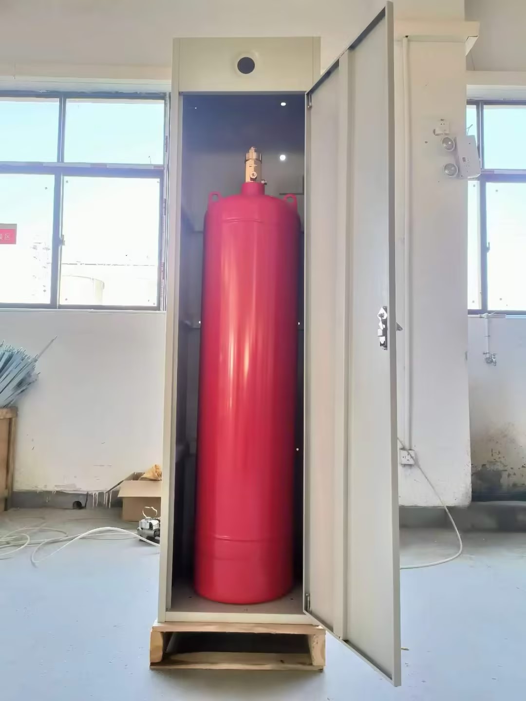 维肯 柜式七氟丙烷灭火装置 含药剂GQQ120/2.5-柜式七氟丙烷