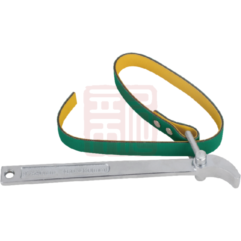 得力工具 DL7309 皮带扳手(银)-9寸 - 得力