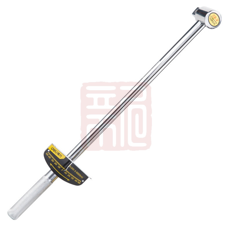 得力工具 DL300 扭力扳手指针式(银)-0-300N.m - 得力