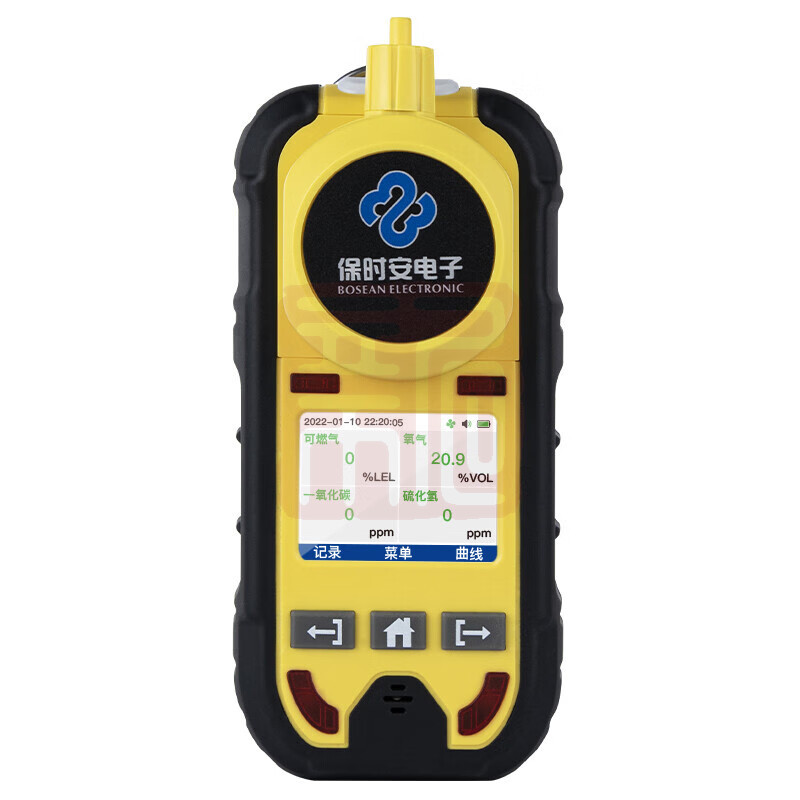 保时安 BH-4C 便携泵吸式四合一检测仪LEL/O2/CO/H2S常规四气 - 保时安