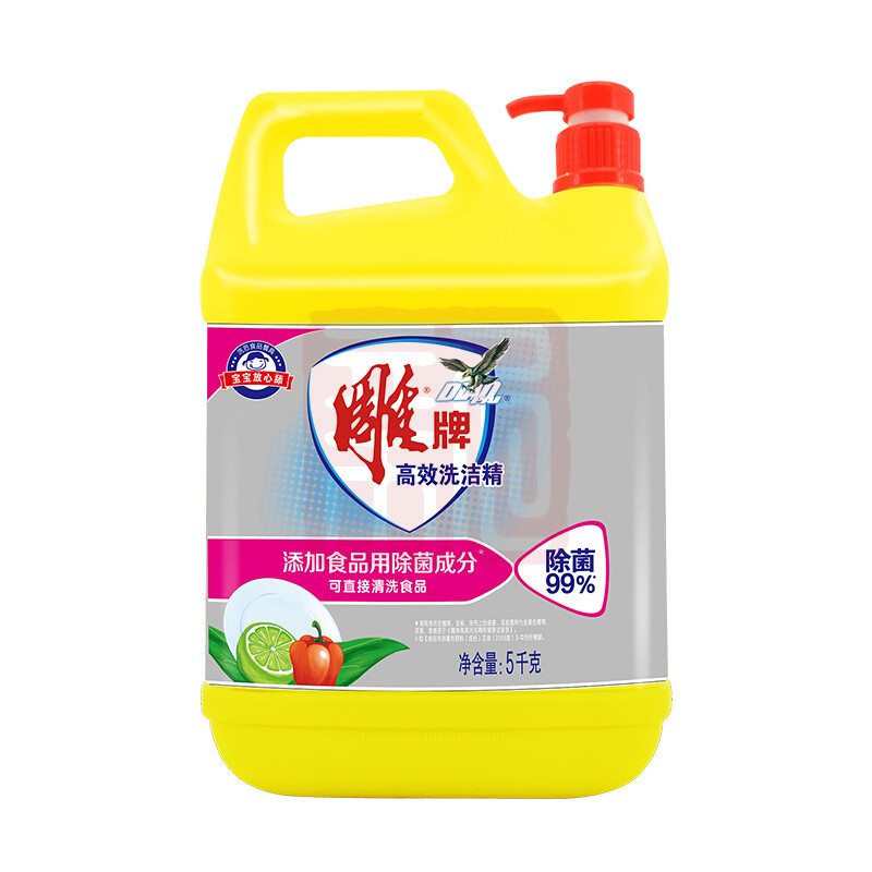雕牌1100101061 高效洗洁精(除菌)-5kg - 雕牌