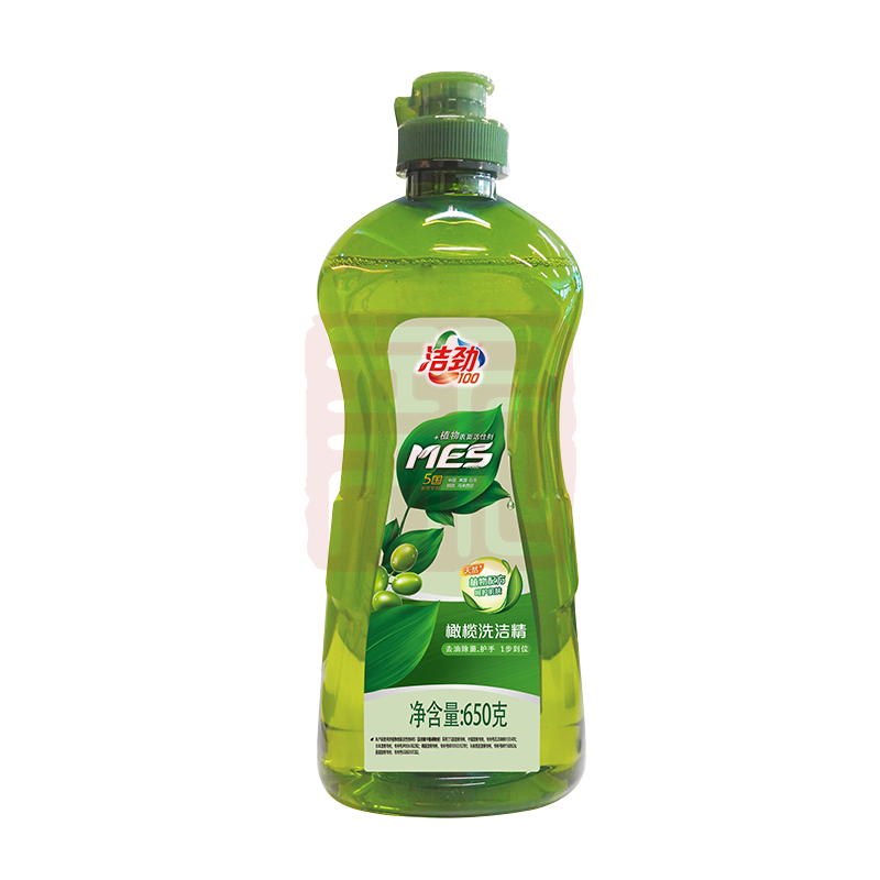 洁劲100 橄榄洗洁精(MES新升级) 650g/瓶