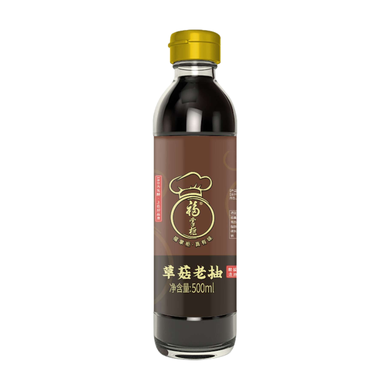 中粮 福掌柜草菇老抽酱油500ml