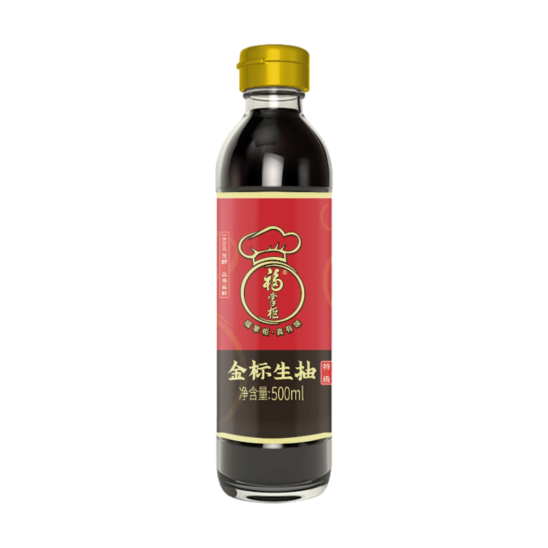 中粮 福掌柜特级金标生抽酱油500ml