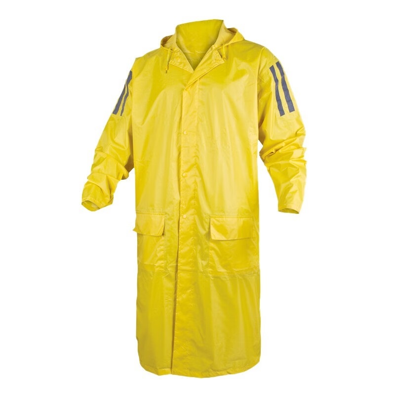 代尔塔407007 MA400 PVC涂层连体式雨衣 黄色