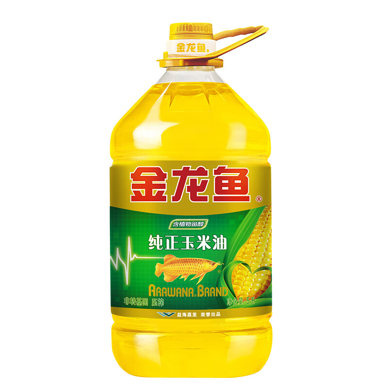 金龙鱼 纯正玉米油5L(非转压榨)