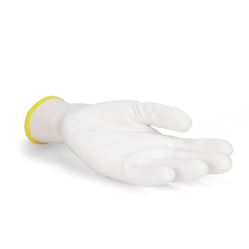 Ansell 安思尔 EDGE 48-125涤纶PU掌部涂层白色手套-6