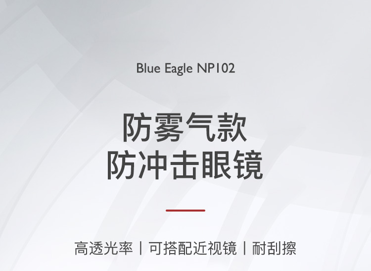 蓝鹰NP102防护眼罩