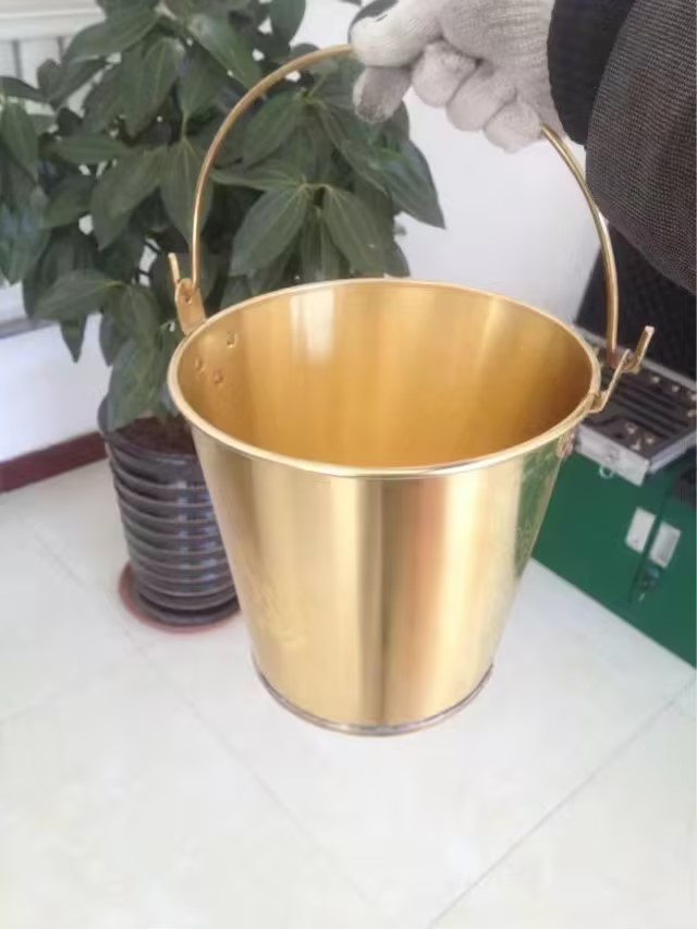 环海 12L铜质消防桶-防爆桶-铜