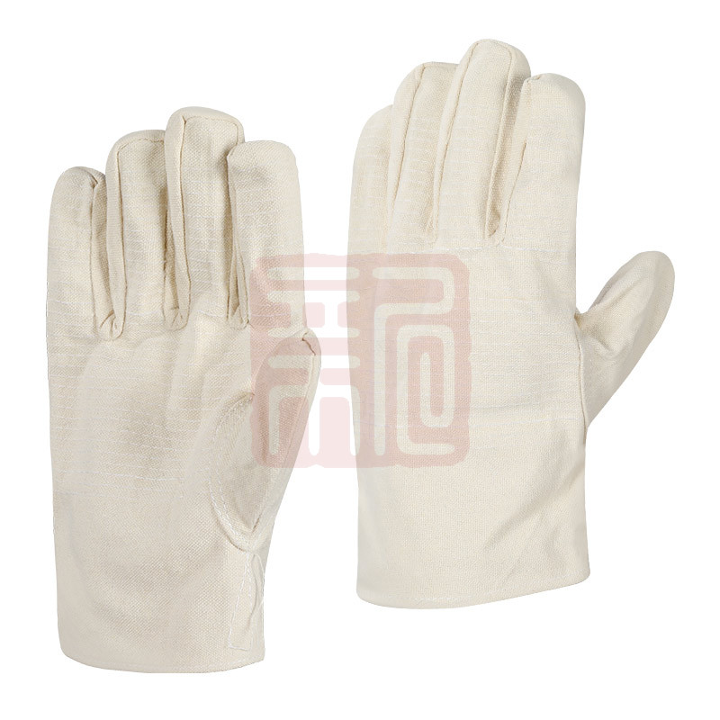 SAFEMAN君御 7324 优质2*2黄甲32道线帆布手套-均码 - 君御