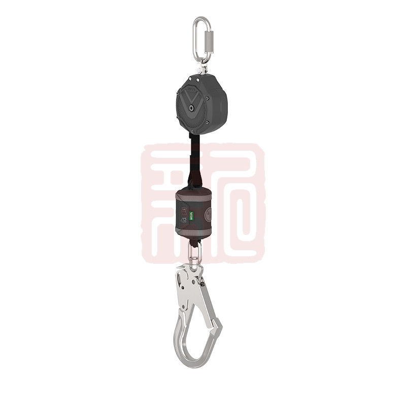 梅思安 VSOHW-031-NH-G V-SHOCK系列迷你速差器单腿3米铝合金可旋转大挂钩-3.0米 - 梅思安